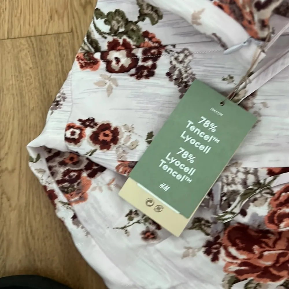 New H&M x Brock Collection Short Fitted Lyocell Pink Floral Corset Dress - Image 7