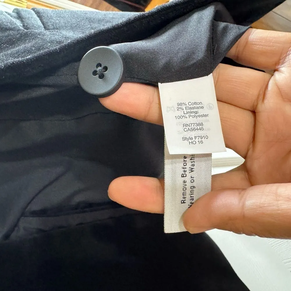 New Madewell‎ Crushed Velvet Blazer Black F7910 $158 - size 8 - Image 6