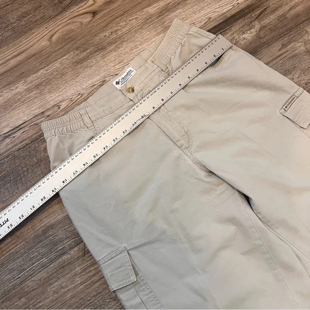 COLUMBIA SPORTWEAR LIGHT TAN CARGO OUTDOOR HIKING PANTS WITH POCKETS #38 - Image 6