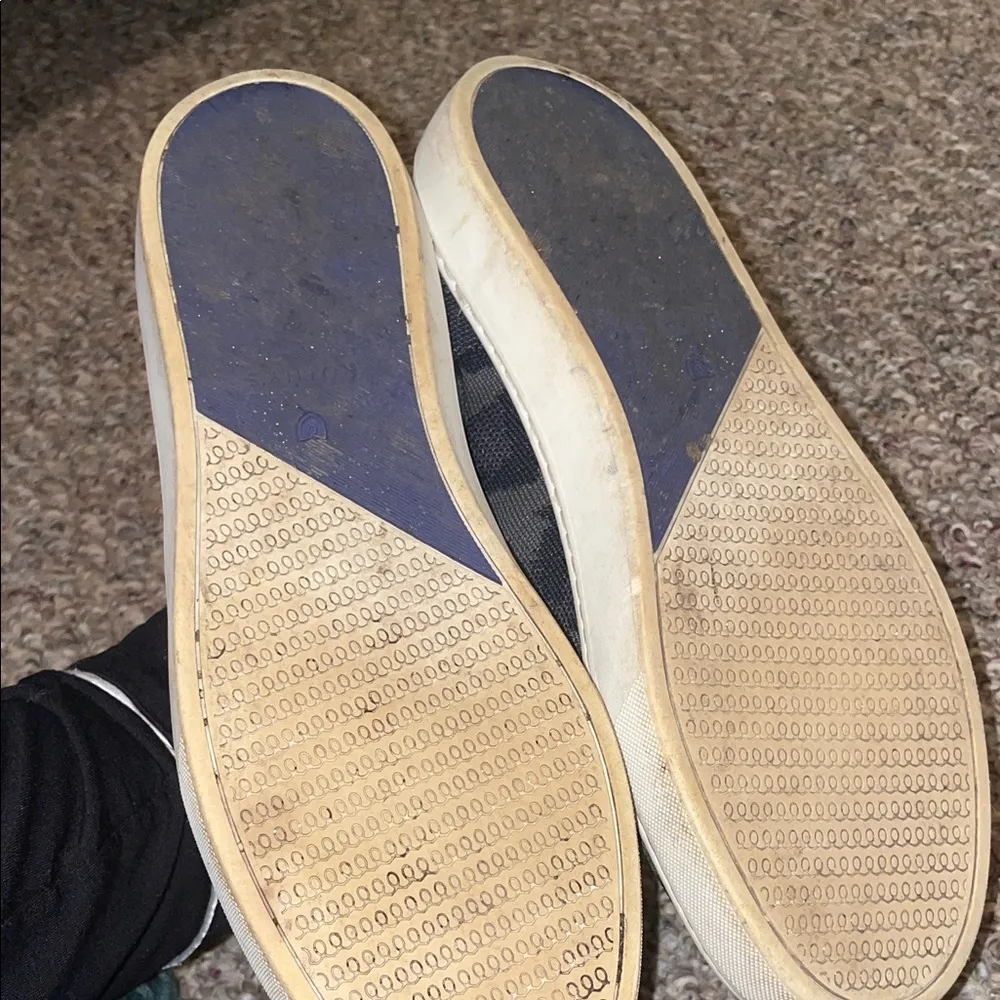 Womens Rothy's The Original Slip On Sneaker Gray Camouflage Loafers - Image 6