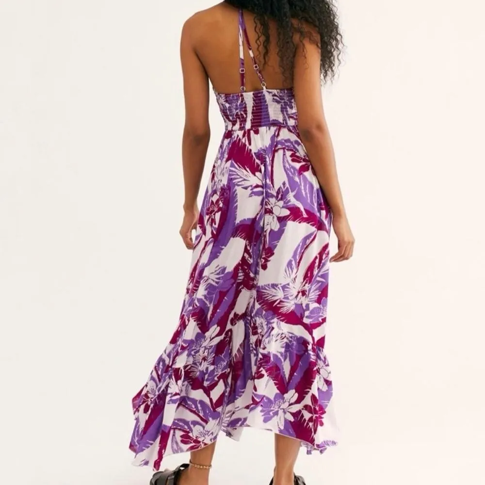 Free People Ivory Combo Heat Wave Maxi Dress Sz M NWT - Image 13