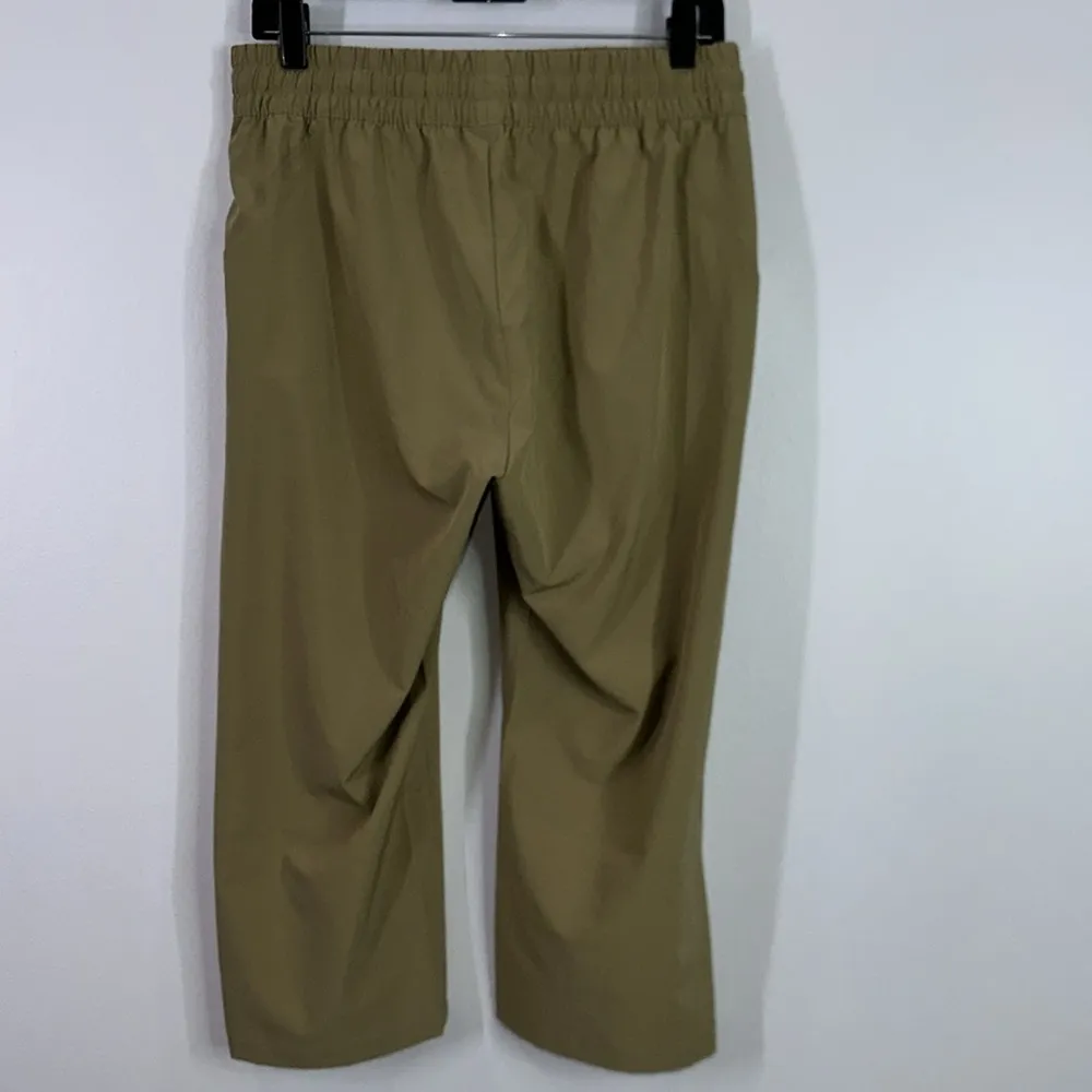 Zuty lightweight wide leg UPF protection capri pants size medium Tan - Image 3