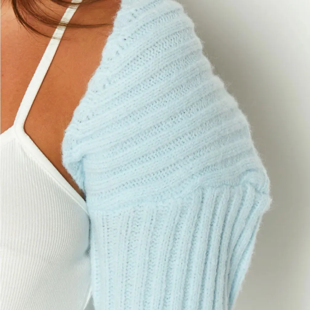 Blue Knit Bolero - Image 9