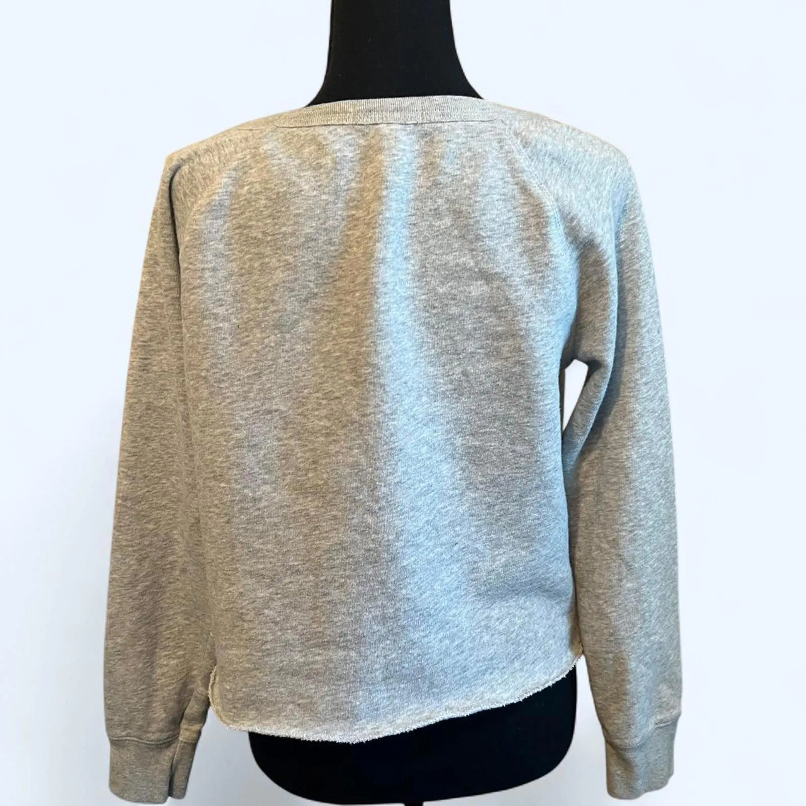 Aeropostale vintage Y2K cropped crewneck sweatshirt with rhinestones Size Small - Image 6
