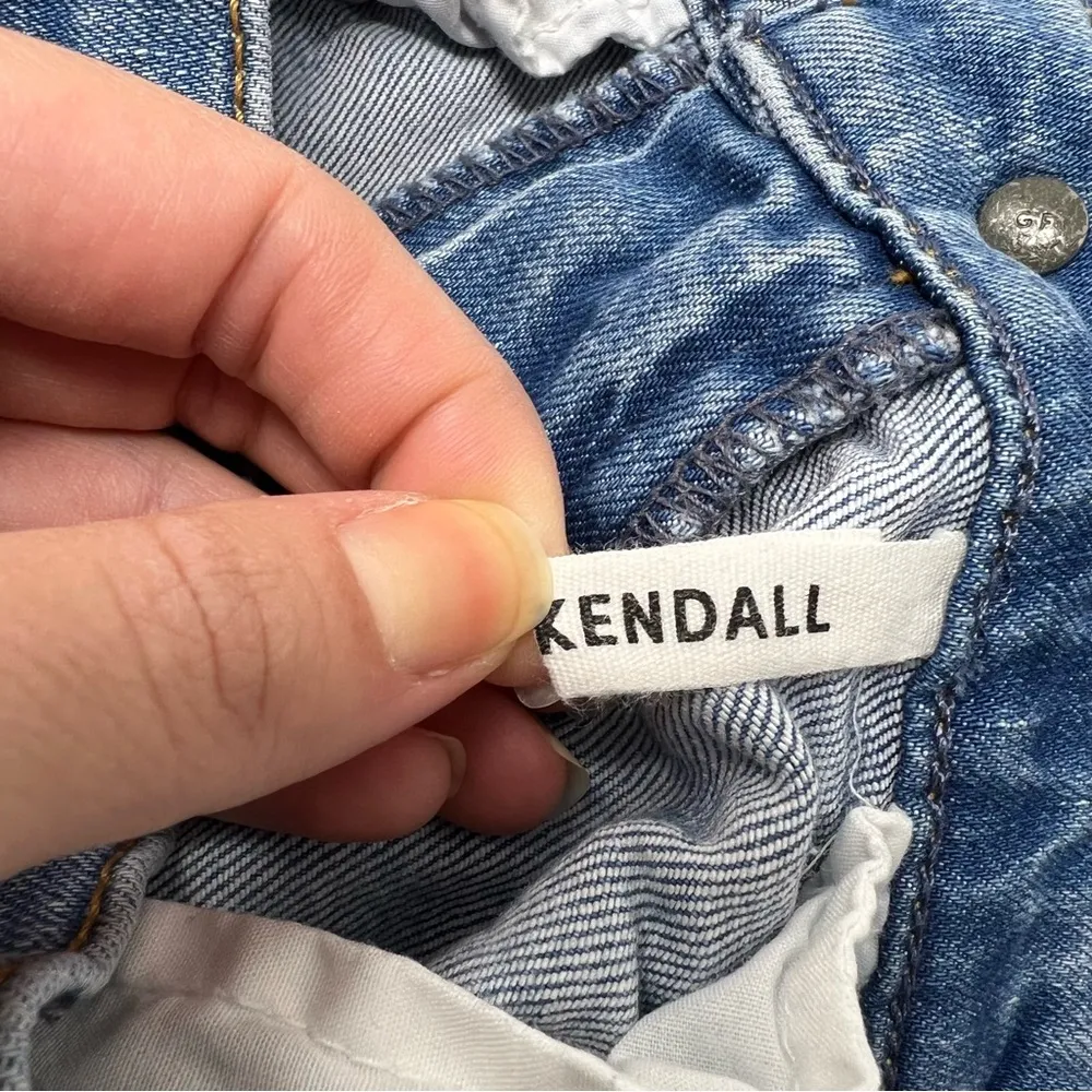 grlfrnd kendall ripped jeans blue size 26 - Image 7