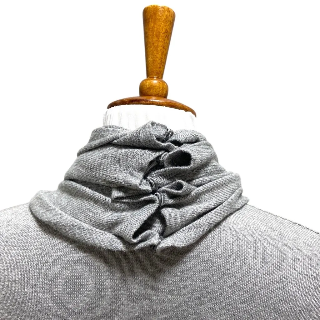 Nordstrom Lingerie Wrap Sweater Gray Size M - Image 11