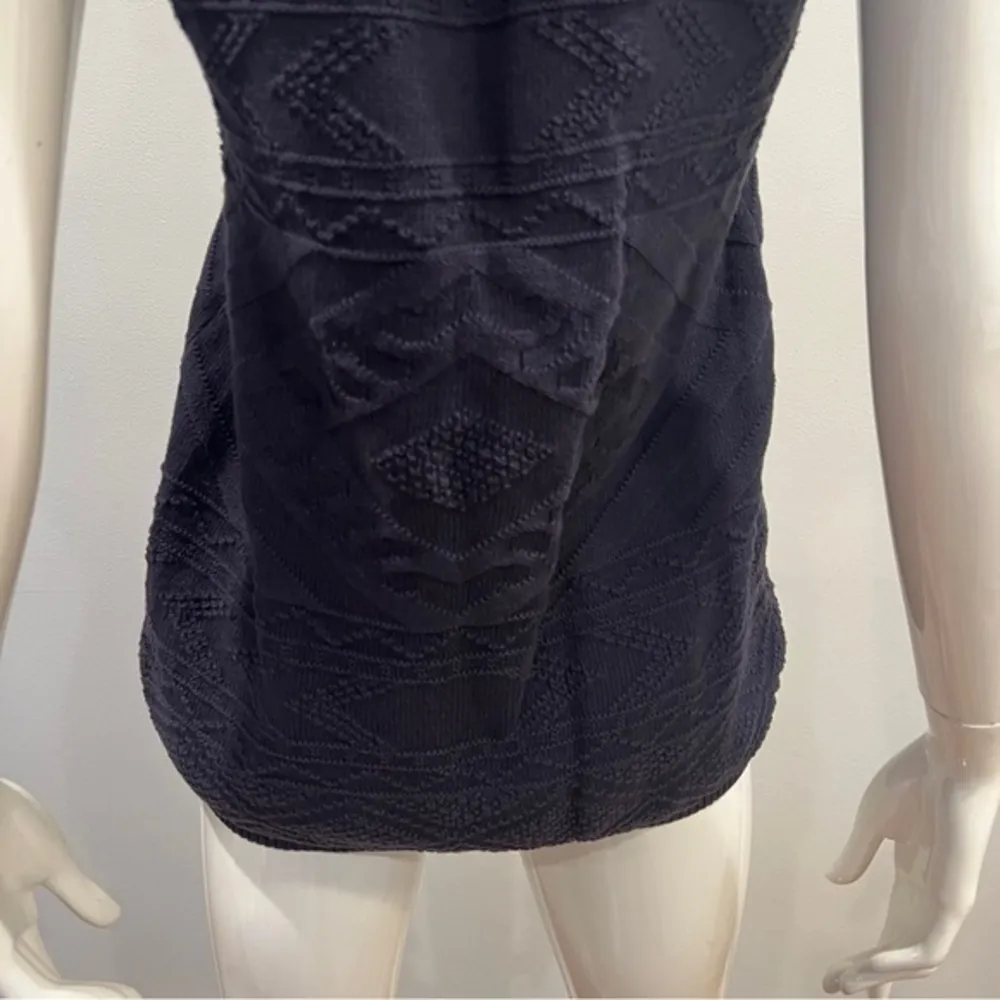 Maje Knit Tank Top in Blue - Image 6