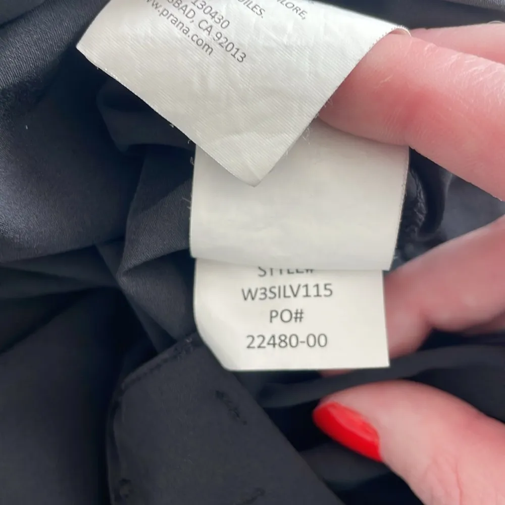 PrAna Women’s Black Silvana Board Shorts w/ Drawstring - Size Large - Image 6