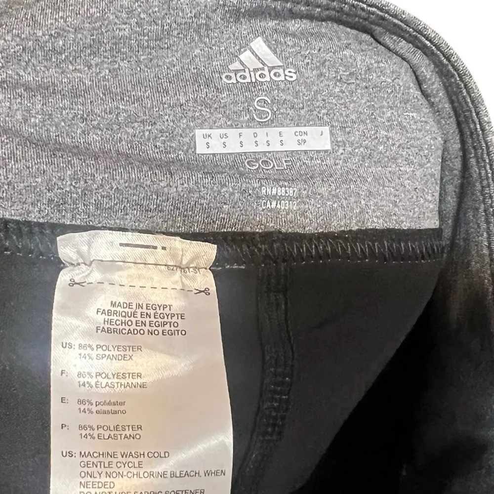 Adidas Women's Ultimate Knit Golf Skirt Skort in Grey Size Small - Image 9