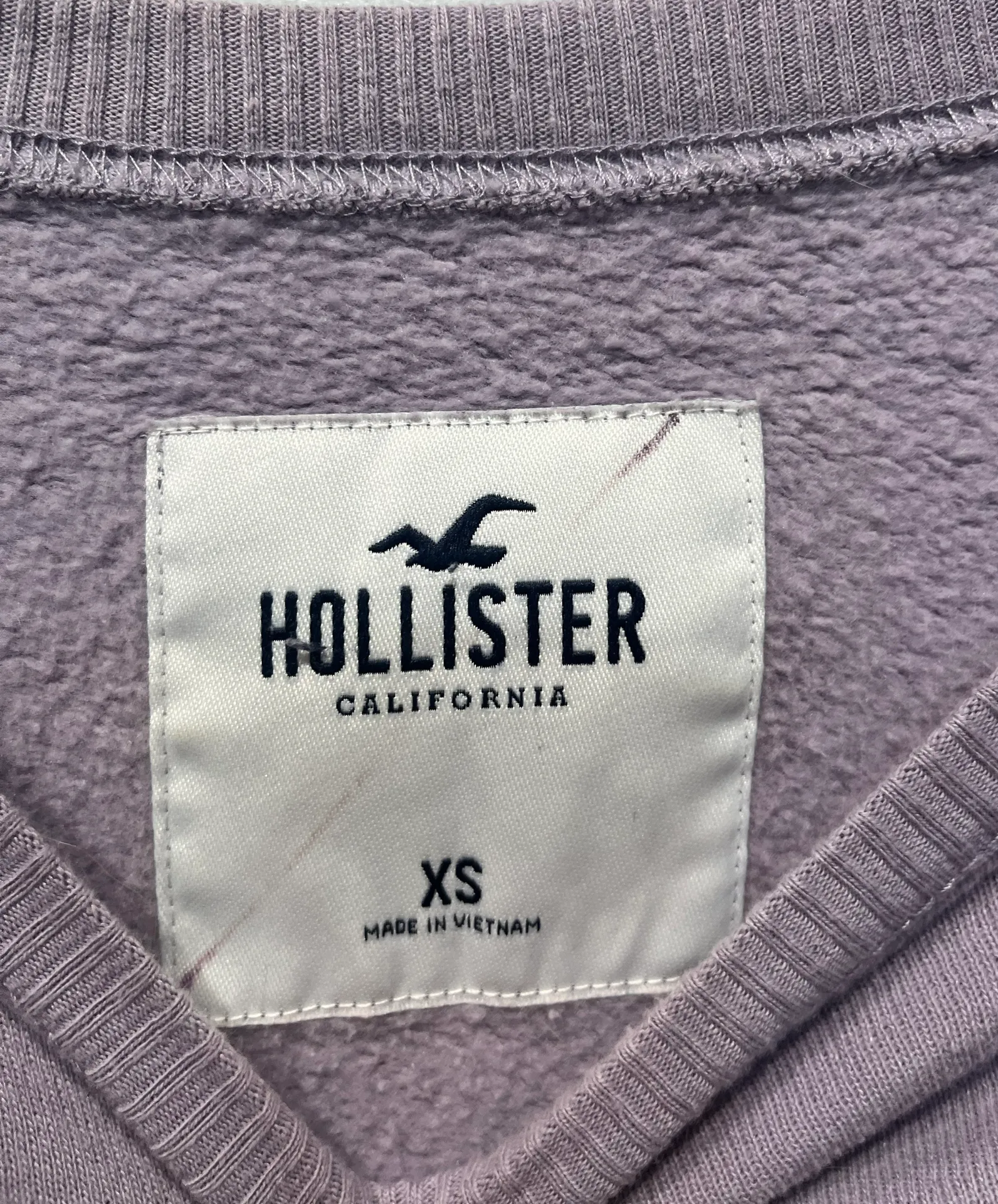 Purple Cropped Sweatshirt - Image 2