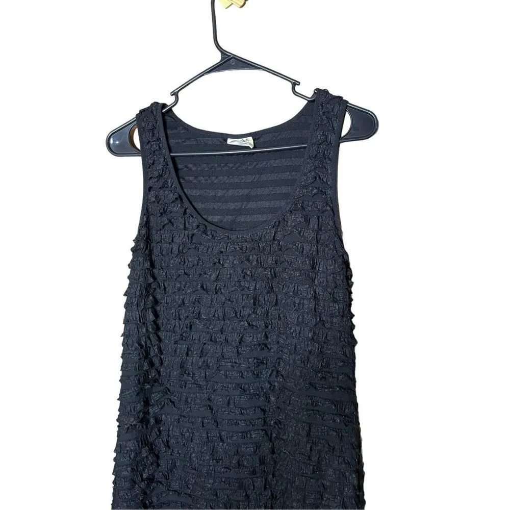 Free People‎ Patra Little Black Mini Dress Ruffled Cocktail Party Size M - Image 5