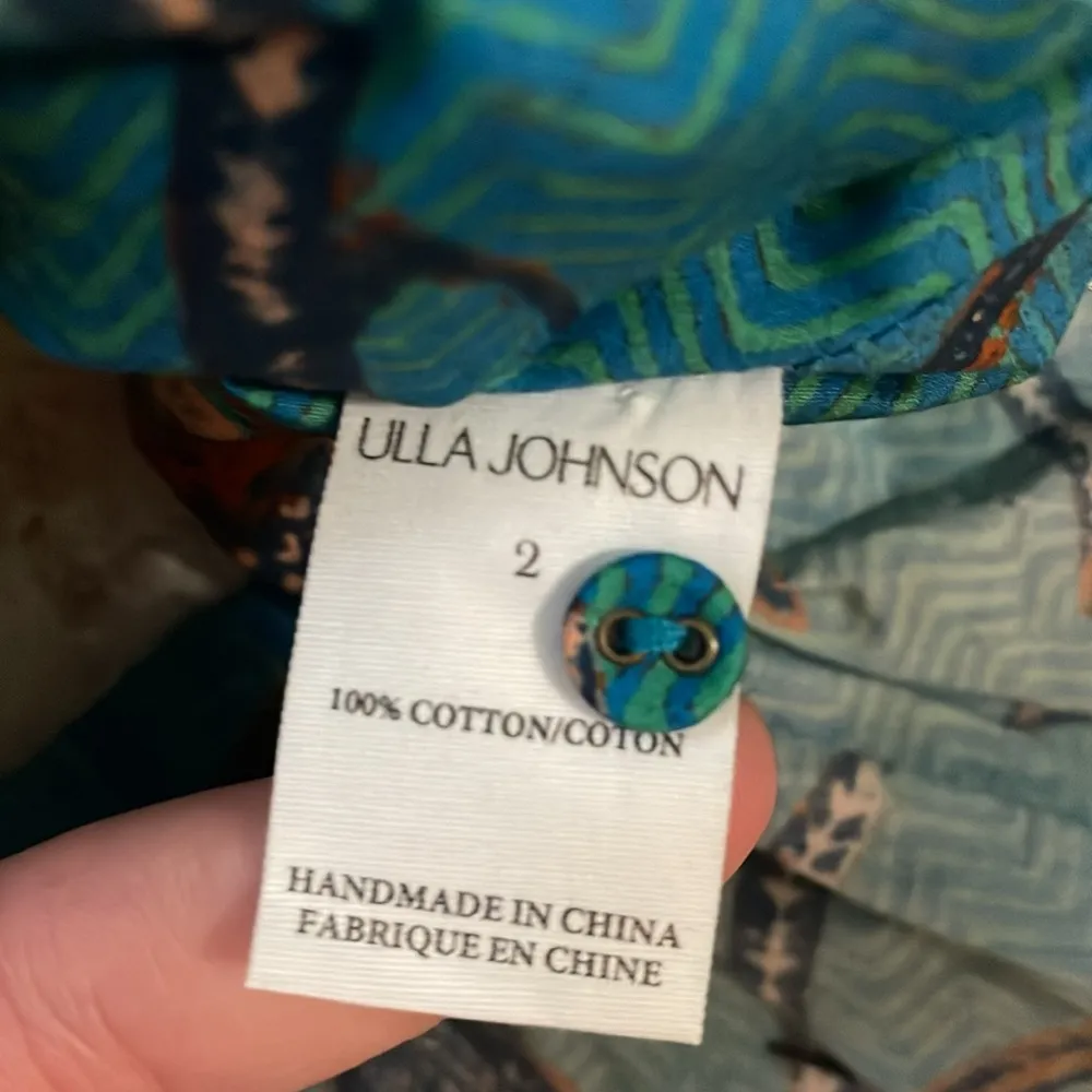 Ulla Johnson Carlotta Blouse Lagoon - Image 12