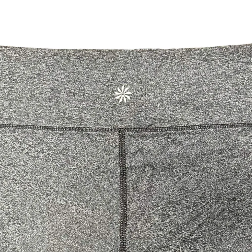 Athleta | Medium | Spacedye Gray Mid-Rise Criss-Cross Chaturanga Capri Legging - Image 5