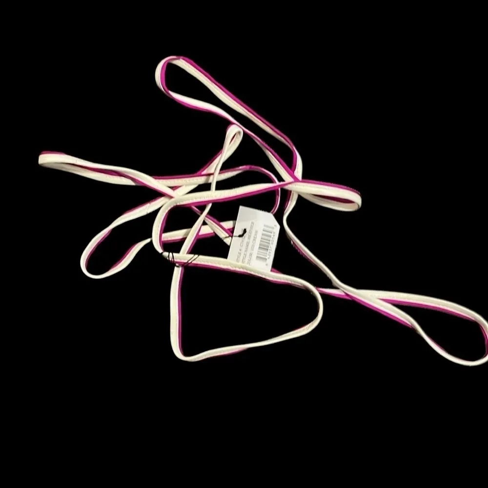 Kooba Vintage Leather Convertible Clutch Crossbody Bag with Neon Trim - Image 8