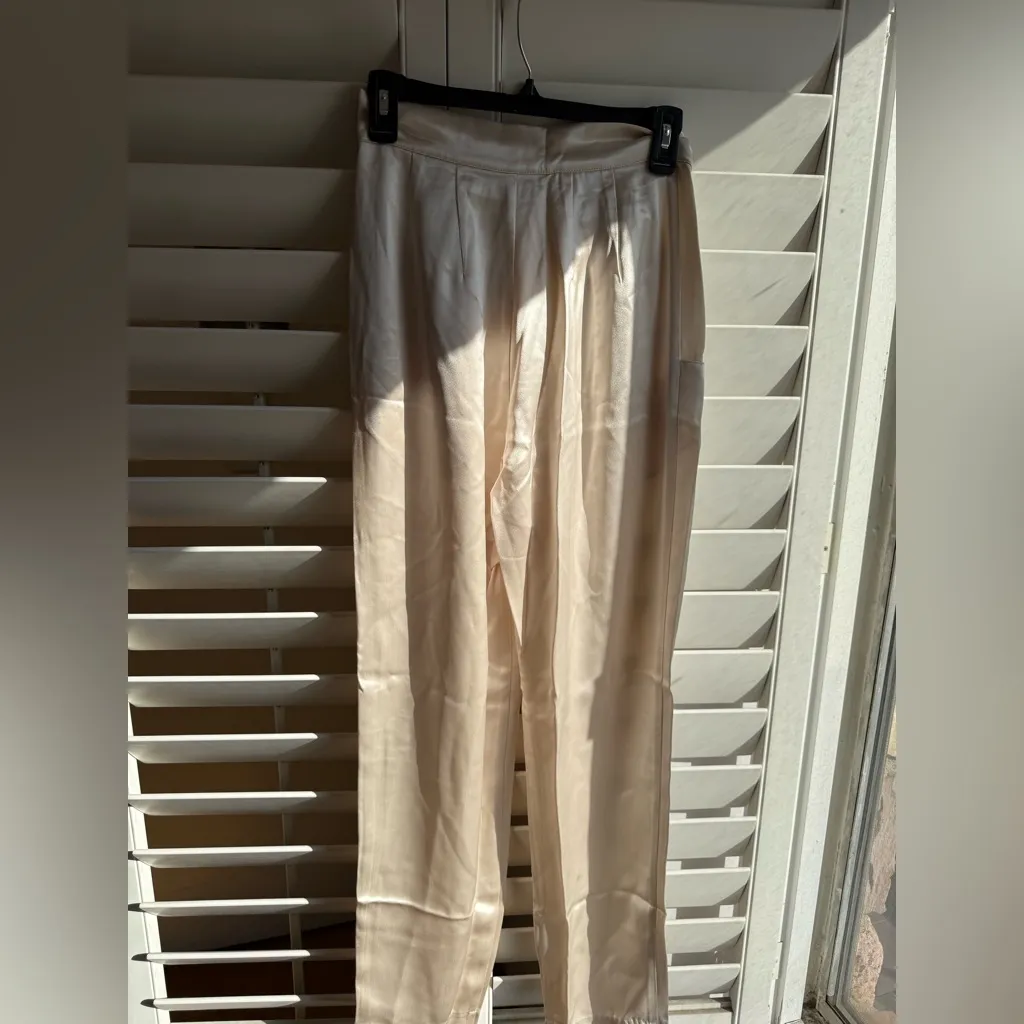 Nonchalant Label XS champagne pants NWT - Image 5