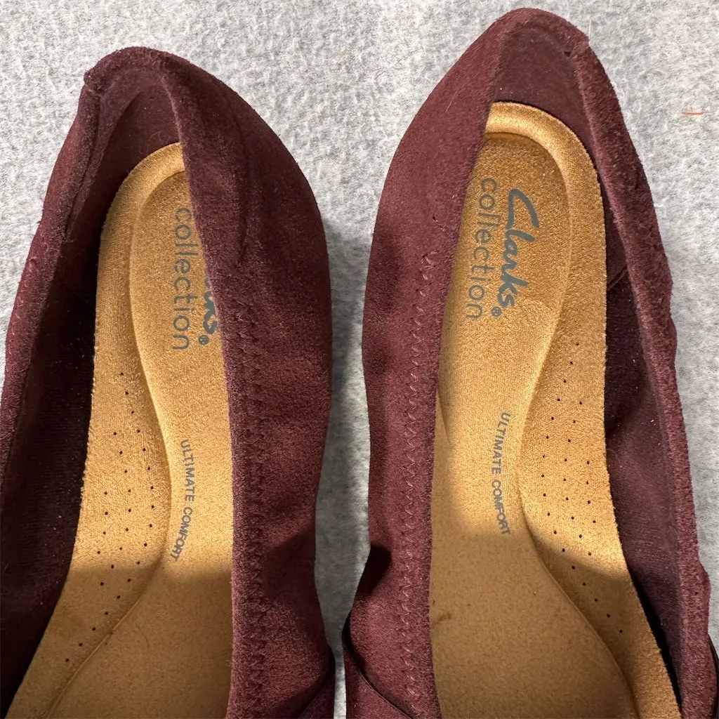 Clarks  Size 9W Women's Jazmynn Gem Ballet Flats - Image 8