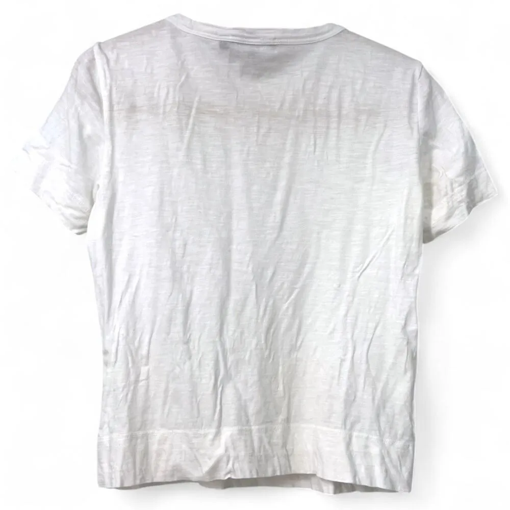 THEORY S Short Sleeve Tee T Shirt Top Luxury Capsule Stable Crew Neck Women Tiny - Image 3