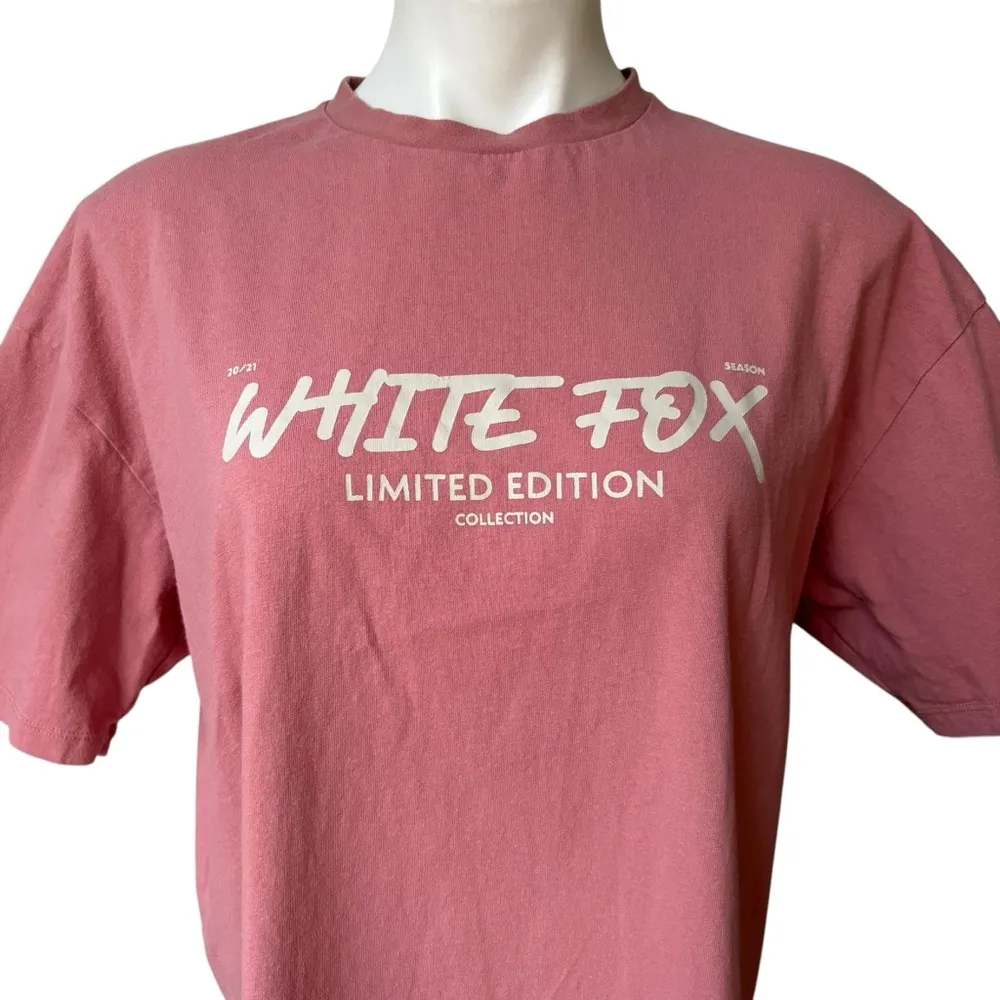 White Fox Limited Edition Oversized Short Sleeve Tee, Sz S/M - Image 7