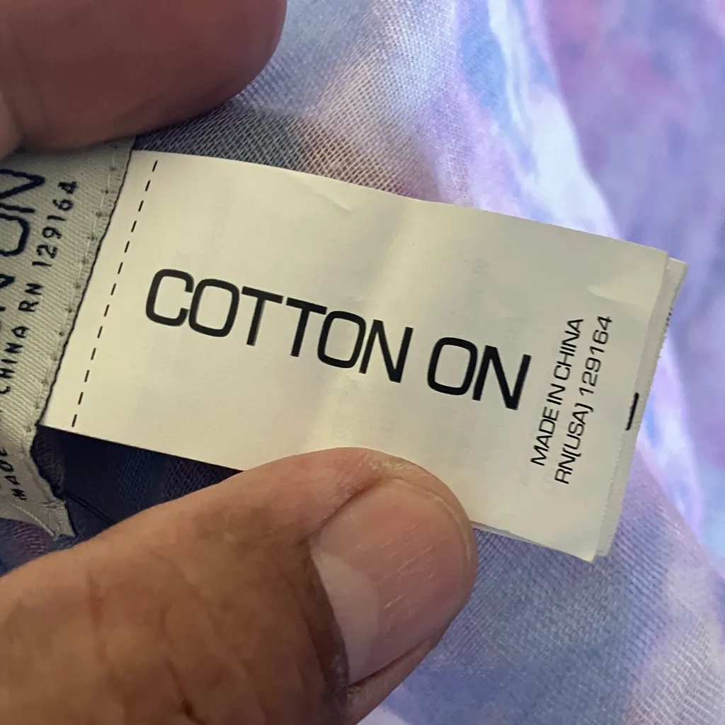 Cotton On Pastel Tie-Dye Scarf - Image 3