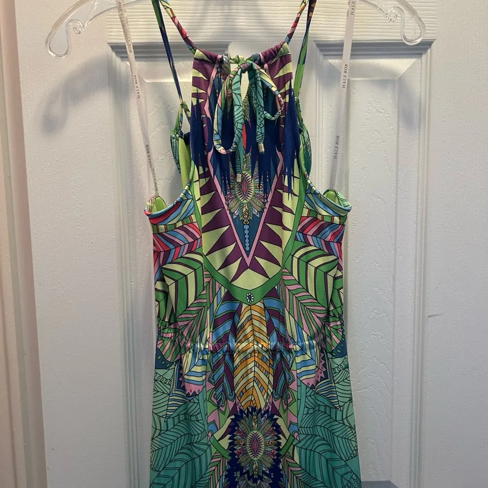 Hale Bob Women’s Jungle Playground Multicolor Maxi Dress | Size XS - Image 6