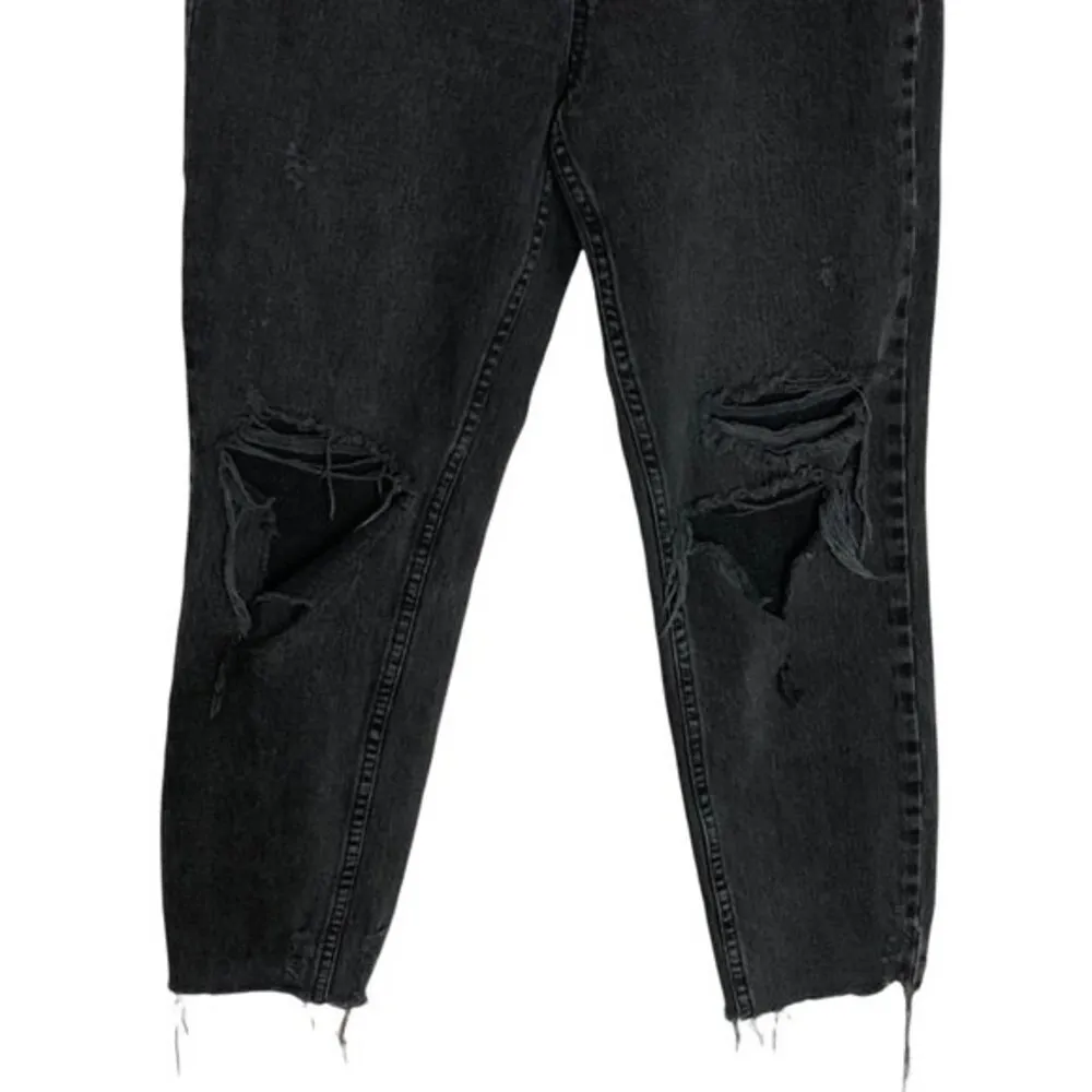 Free People We The Free Blossom Rigid Skinny High Rise Jeans Washed Black sz 27 - Image 4