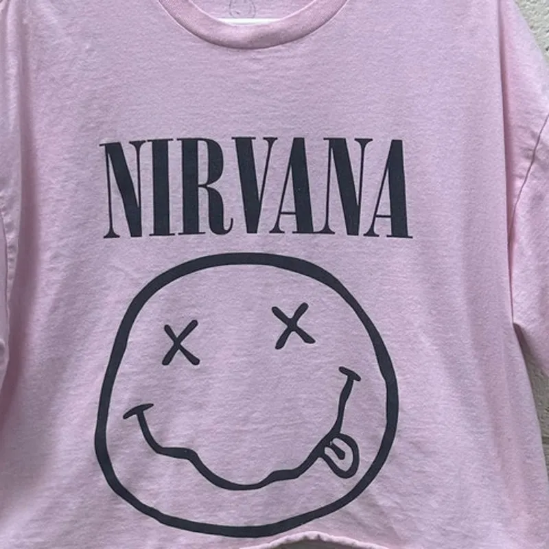 Nirvana Pink Band Tee size XL - Image 7