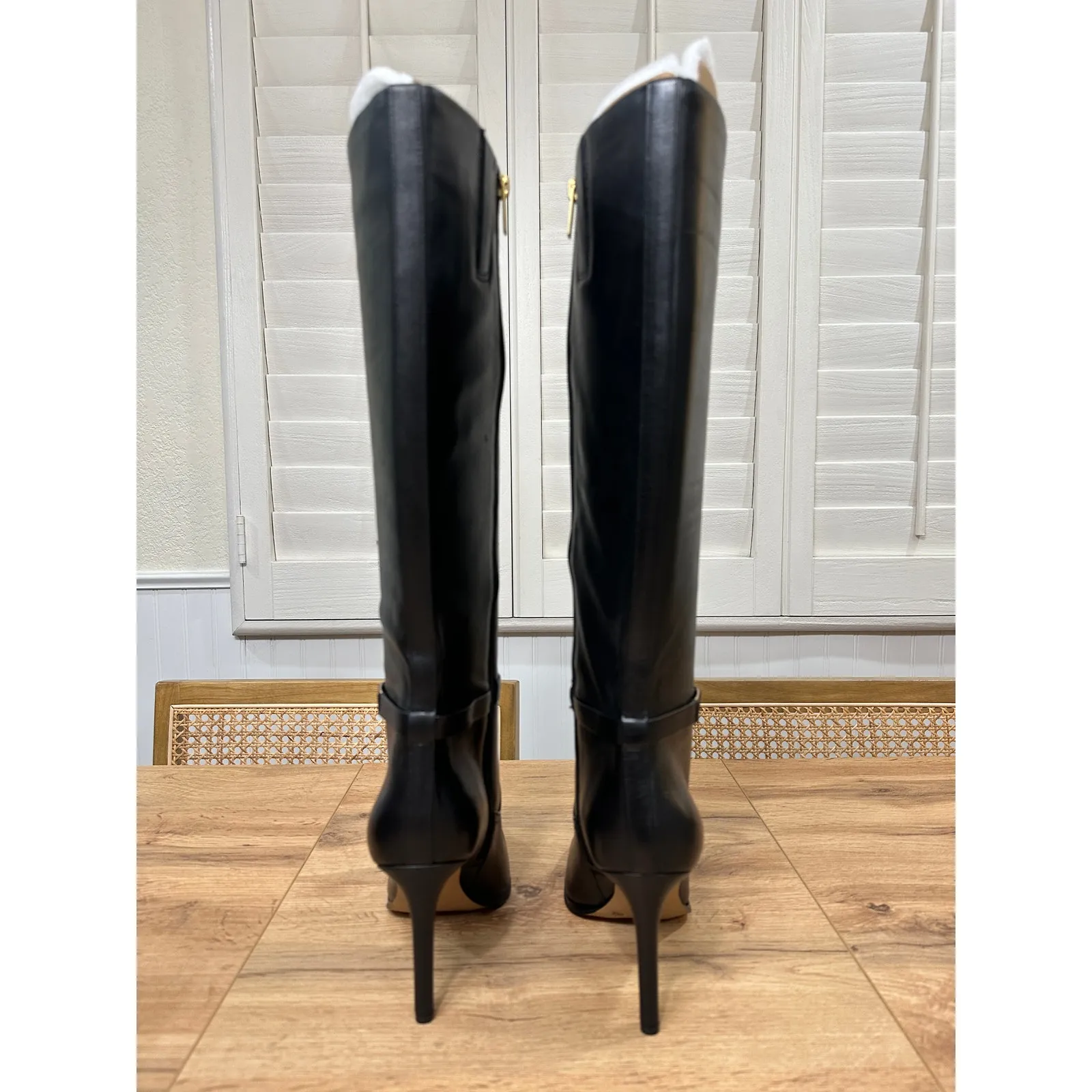 Vince Camuto Skylie 2 Knee High Boot Black Soft Nappa Leather Sz 9 Wide Calf NIB - Image 8