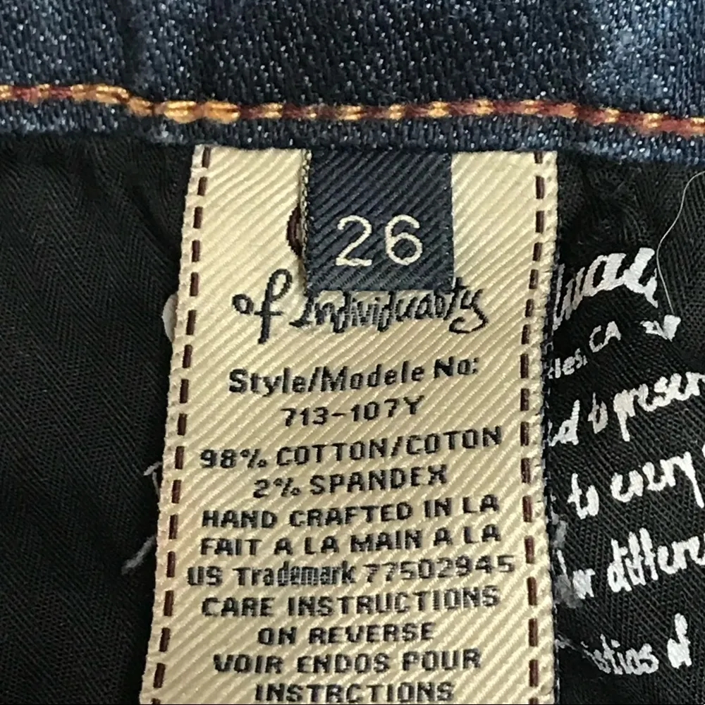 Cult of Individuality Bohemi Boot Cut‎ Jeans 26 Blue - Image 5