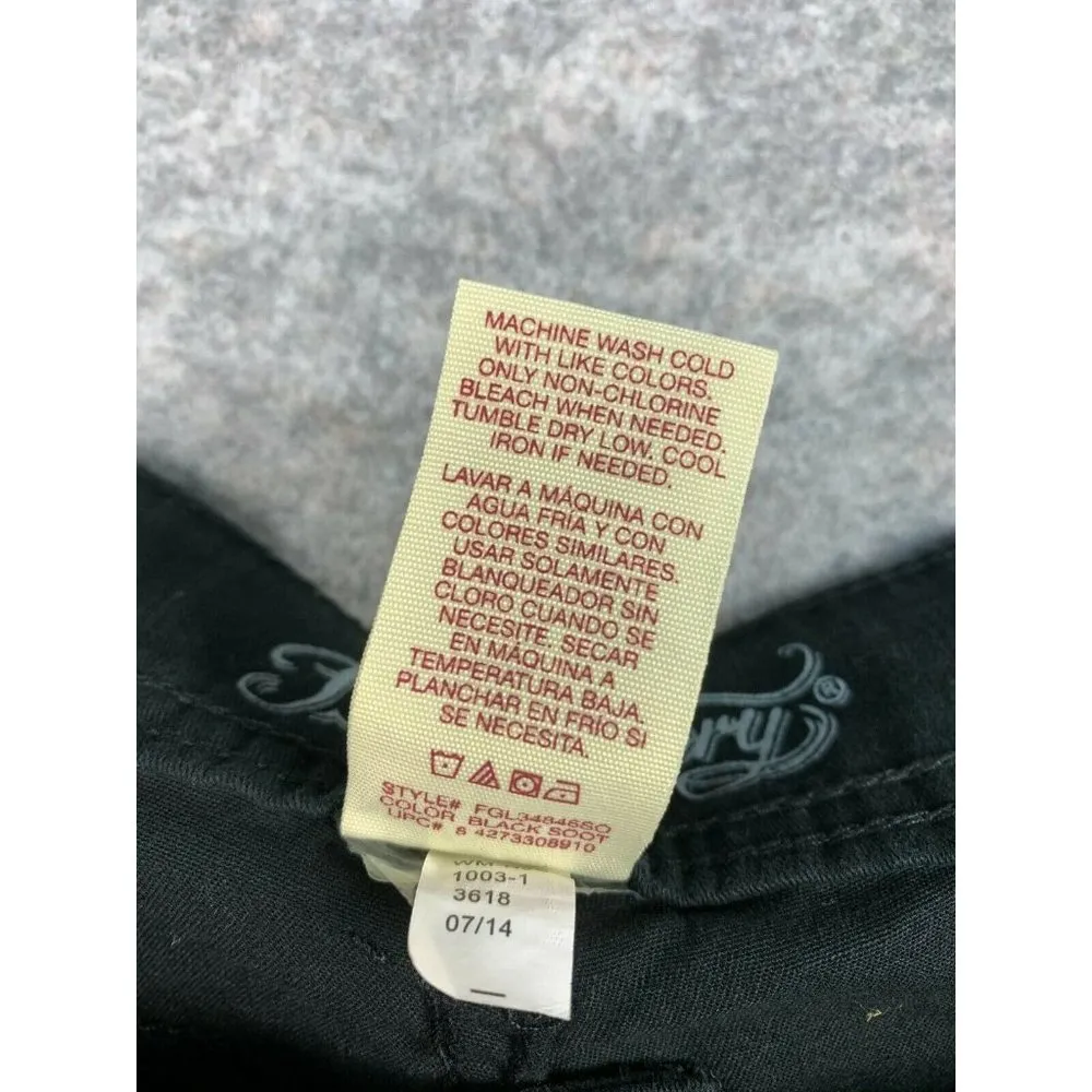 Faded Glory Sz 18 Skinny Womens Pants Black Zip Cotton Spandex Pockets NWOT Flat - Image 5