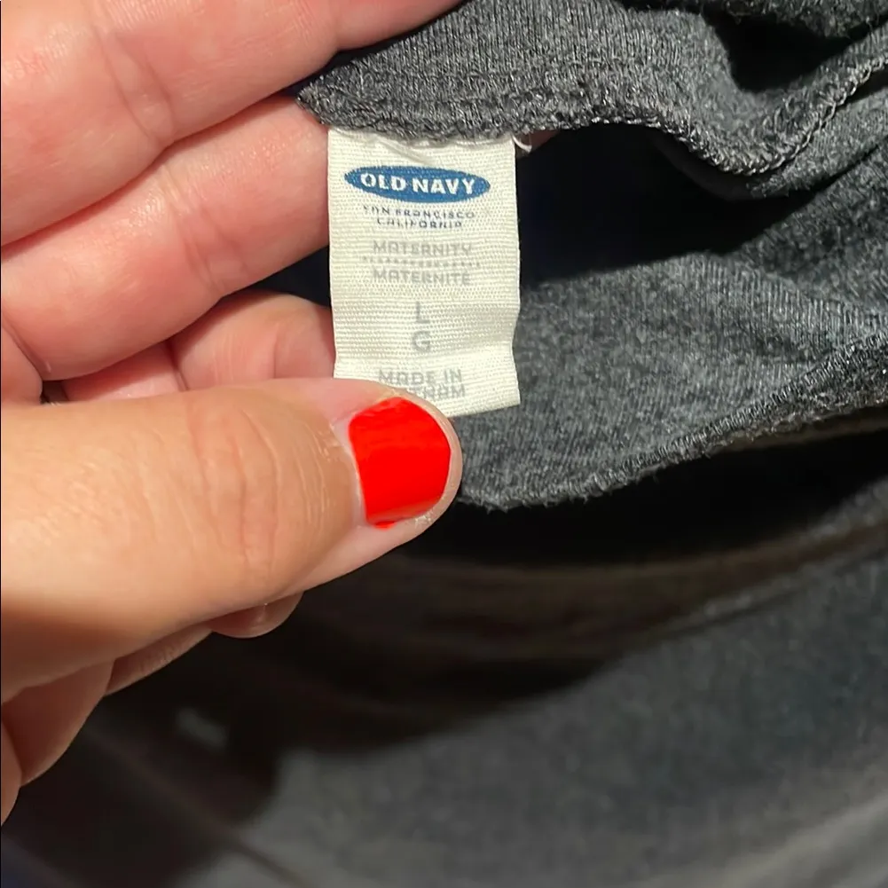 Old Navy Charcoal Maternity Pencil Skirt - Image 2
