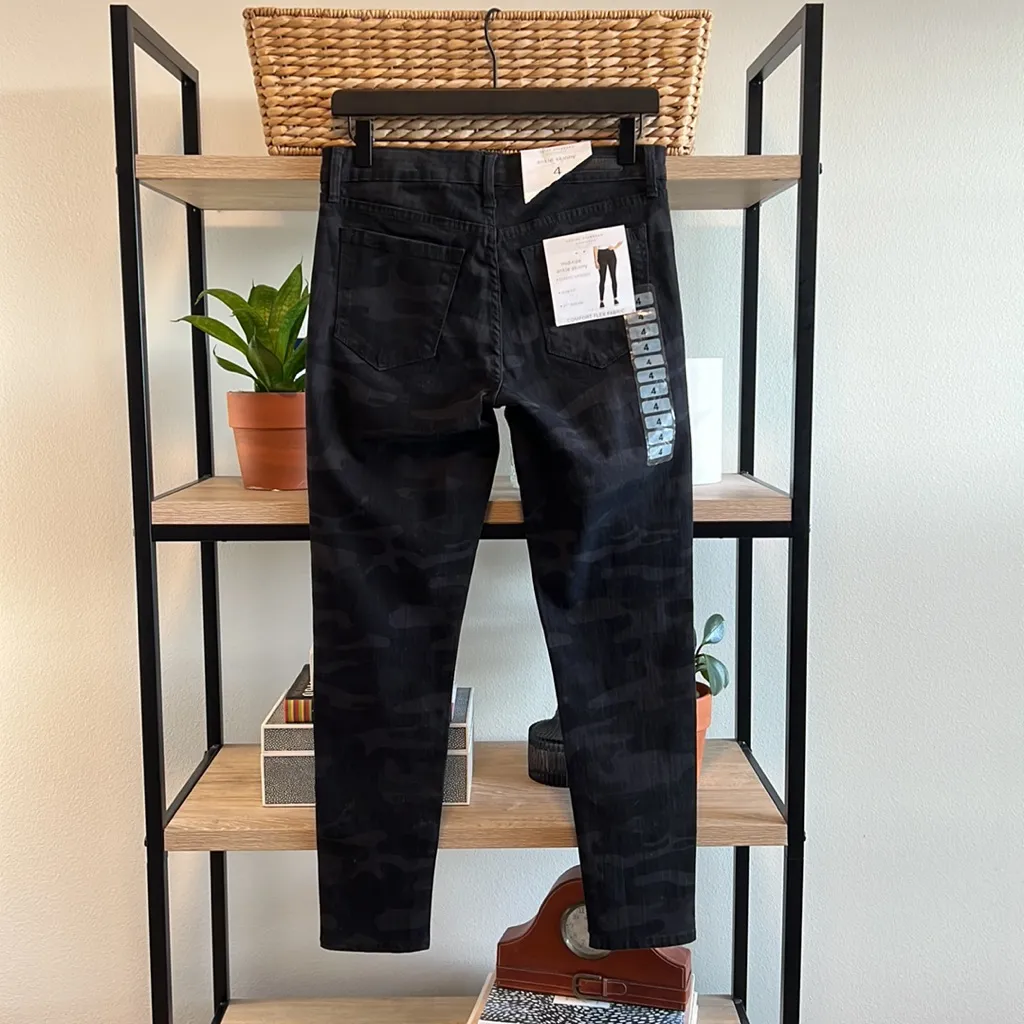 Sanctuary NWT  Mid-Rise Camo Skinny Ankle Jeans, 4 - Image 6