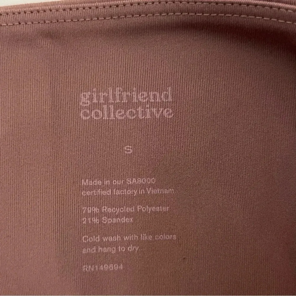 Girlfriend Collective Compressive High-Rise Rose Quartz Leggings Athletic Size S - Image 7