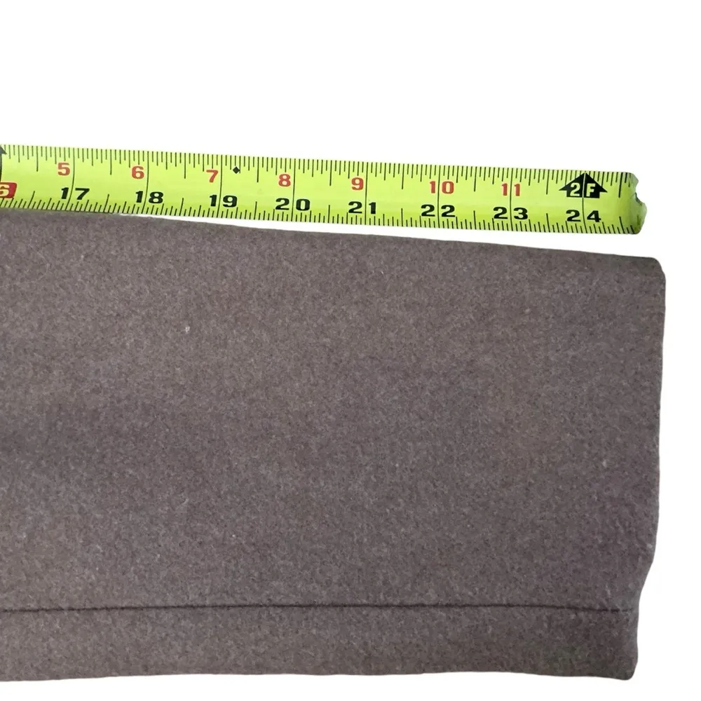 double breasted pink wool blend pea coat fit & flare lapel collar size 12 - Image 7