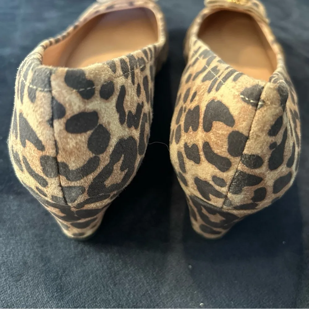 Cole Haan Women's Leopard Print Wedge Low Heels Sz 36 or US 6 - Image 10