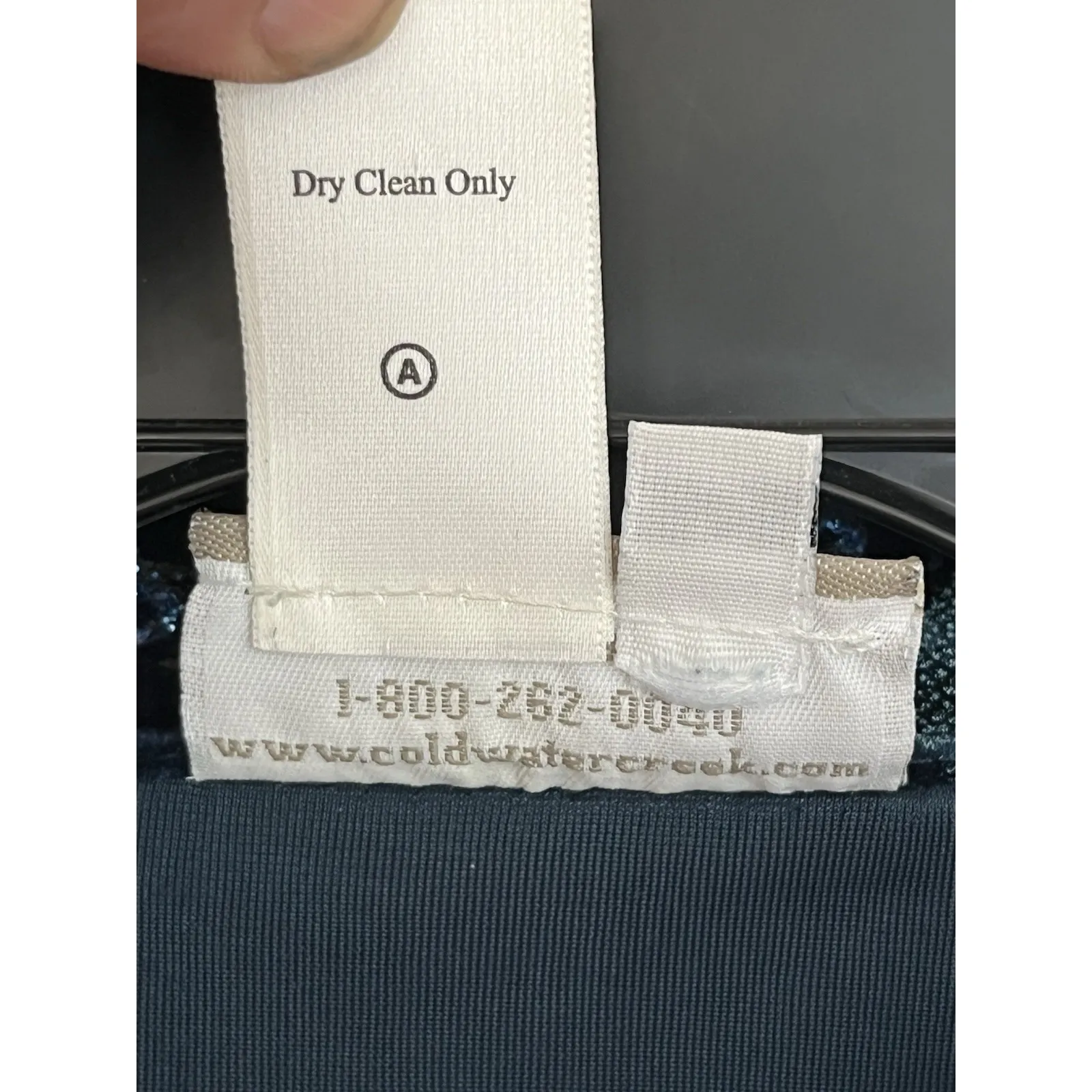 Vintage 90s Coldwater Creek Jacket Womens Small Teal Floral Glitter Made In USA - Image 6