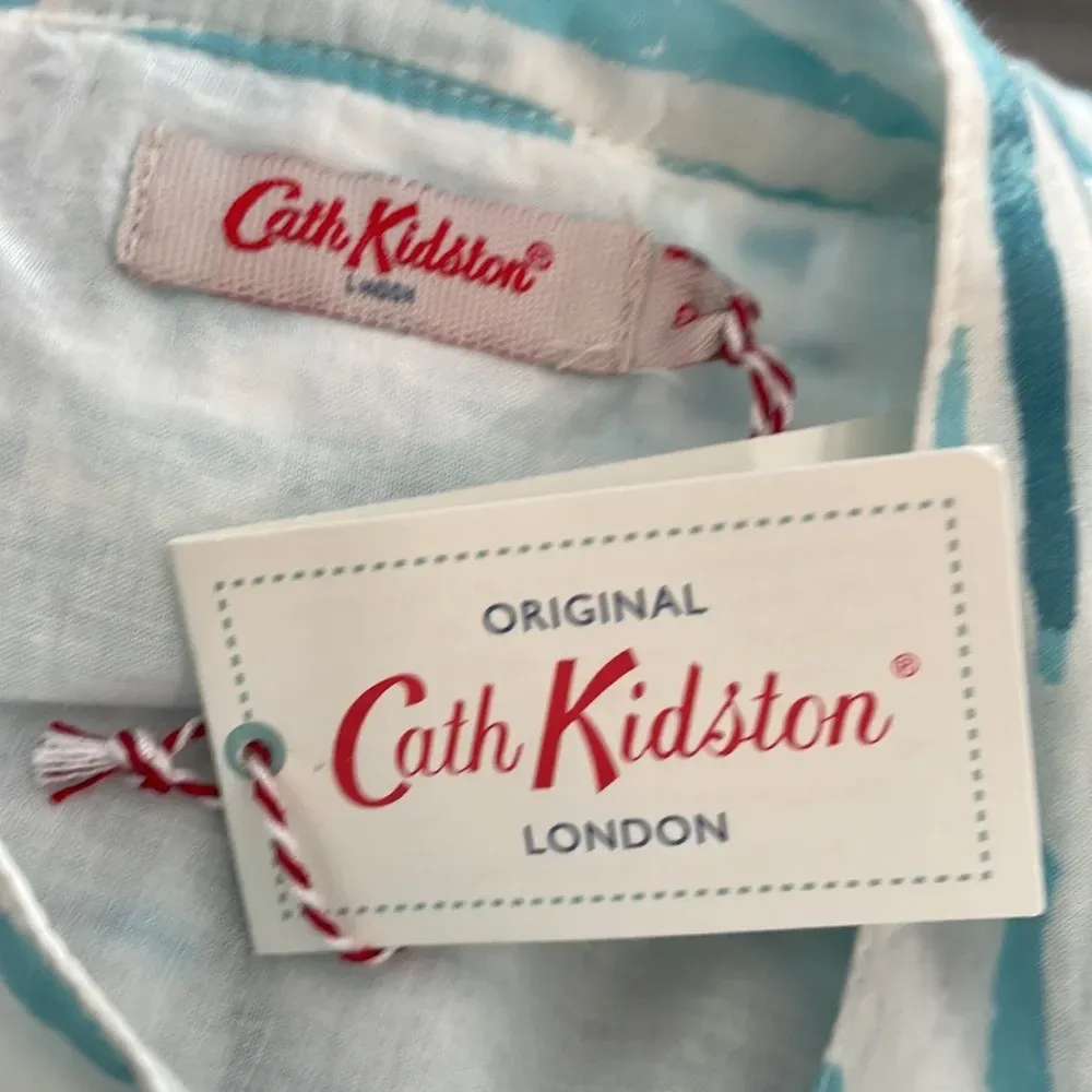 Cath Kidston Ocean Fish Full Skirt White Size 4 - Image 4