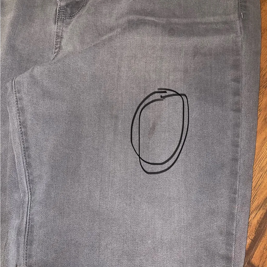 Buffalo David Bitton Charcoal stretch Skinny Jeans womans size 14 34 - Image 9