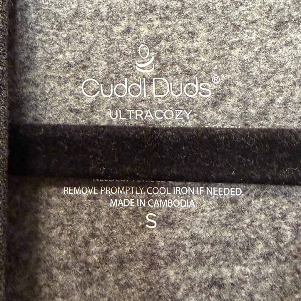 Cuddl Duds UltraCozy Long Sleeve Cowl Neck Tunic Size Small - Image 3