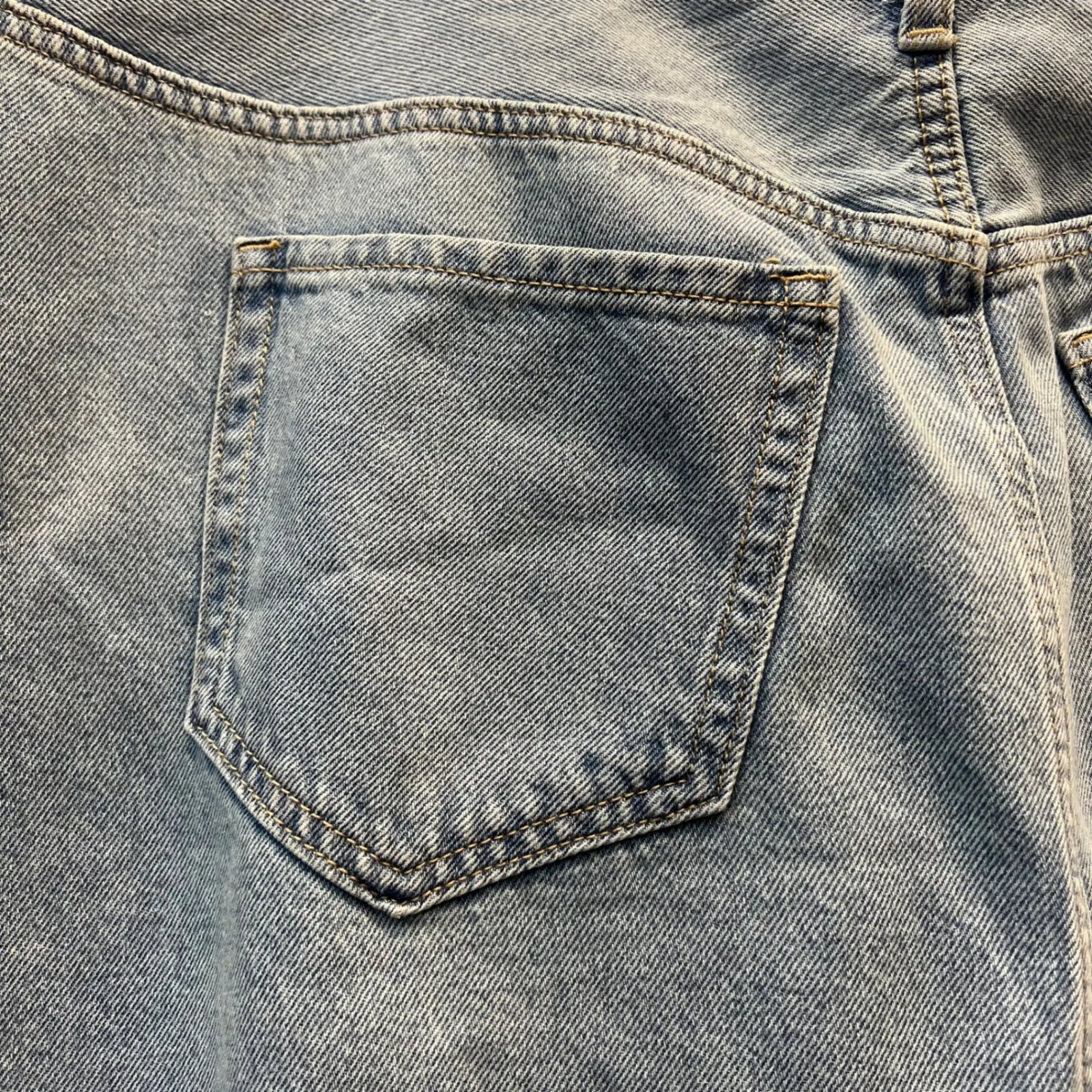 Vintage Old Navy High Rise Denim Skirt Size 20 Blue Jean Midi Y2K Grunge 90s - Image 7