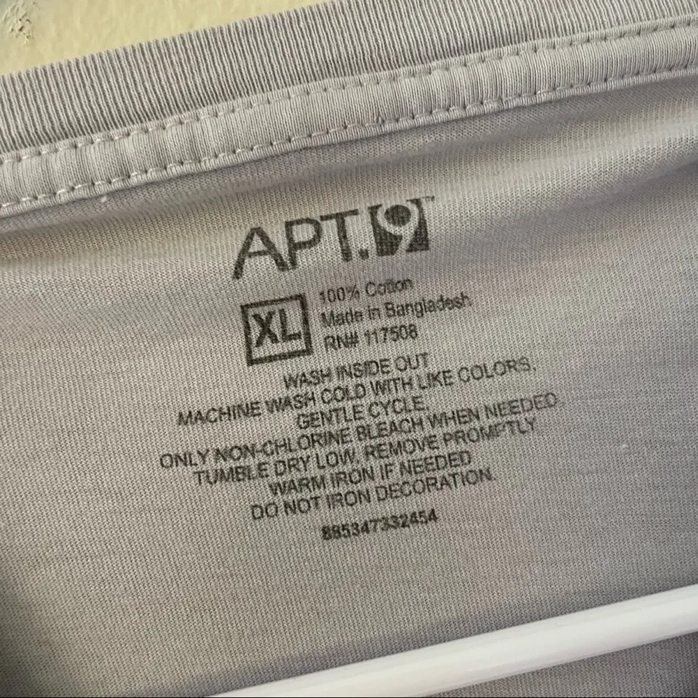 Apt. 9 cotton short sleeved shirt summer top gears cars gray silver XL casual - Image 3