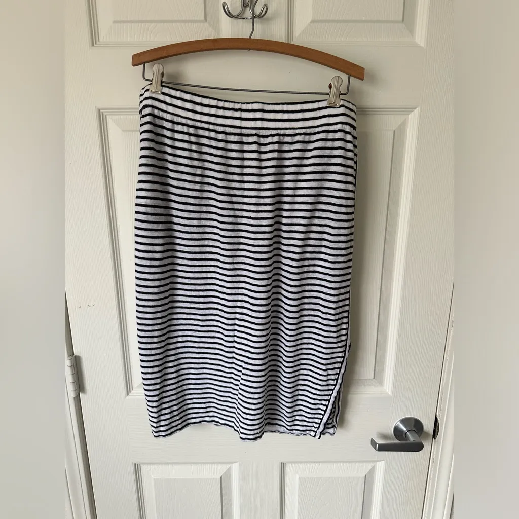 EILEEN FISHER Striped Black and White Women's Skirt. - Image 8