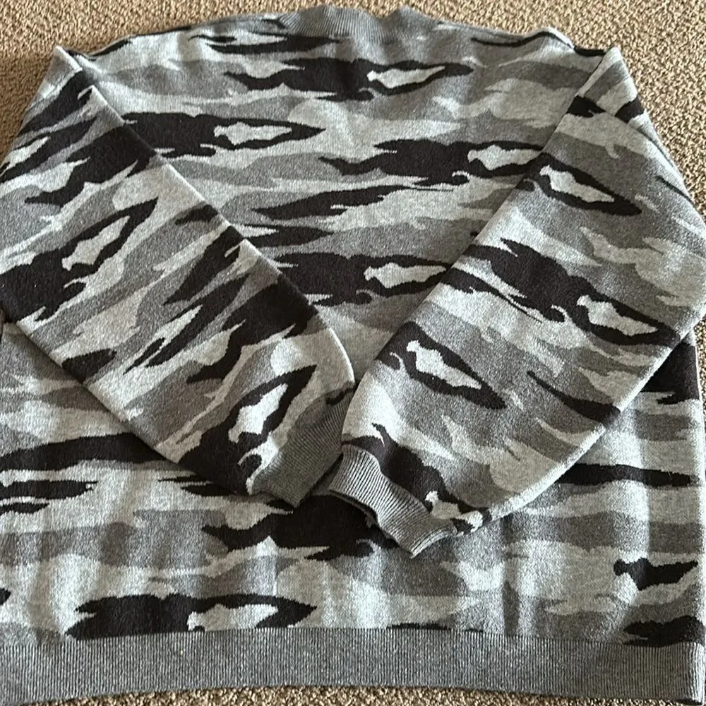 Karisma Grey & Black Camouflage Sweater - Image 5