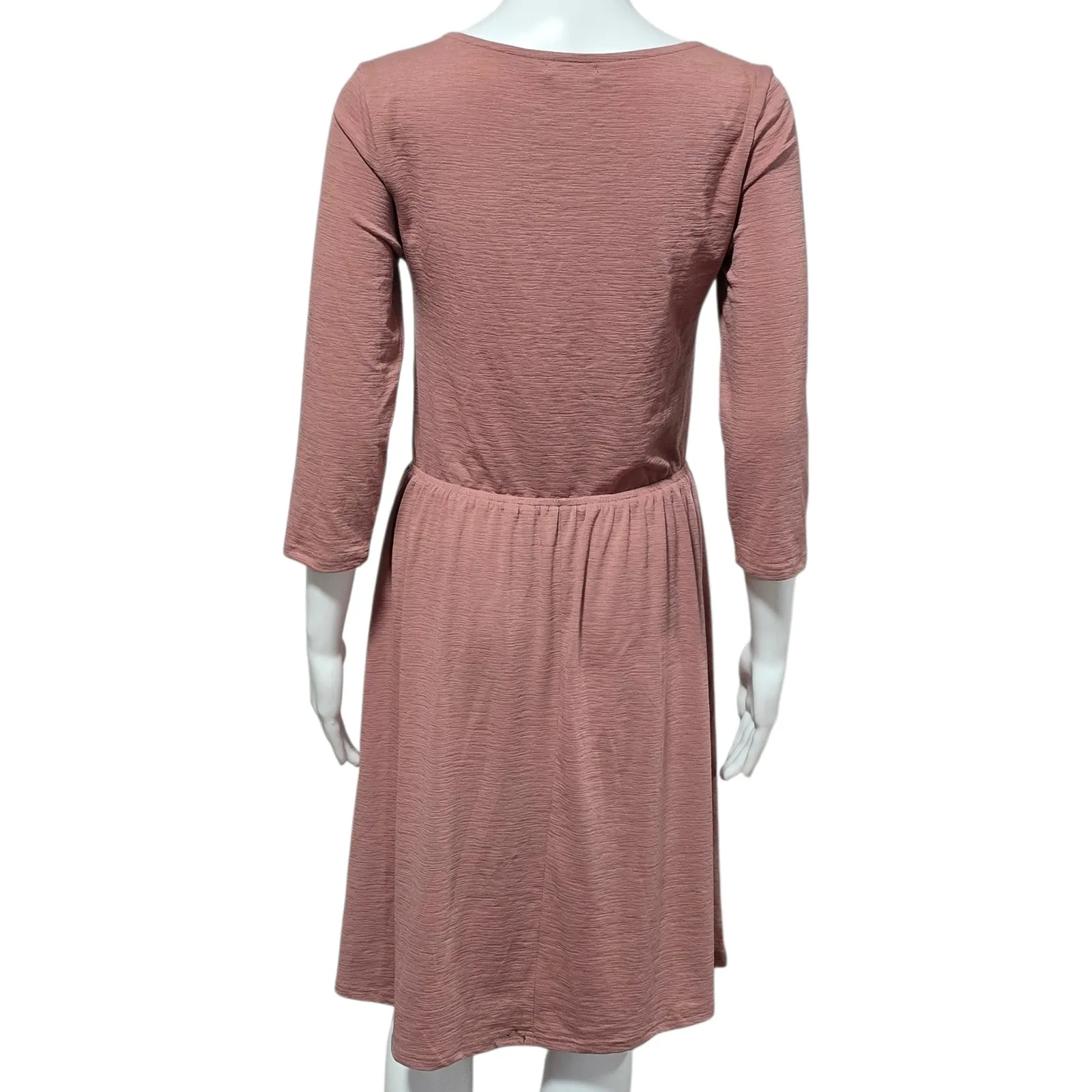 Anthropologie ANAMA Mauve Daydreamee Aline Dress Size S Minimalist Feminine - Image 5