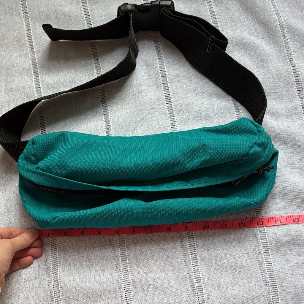 Big Bag Co 90s Turquoise Fanny Pack Blue - Image 9