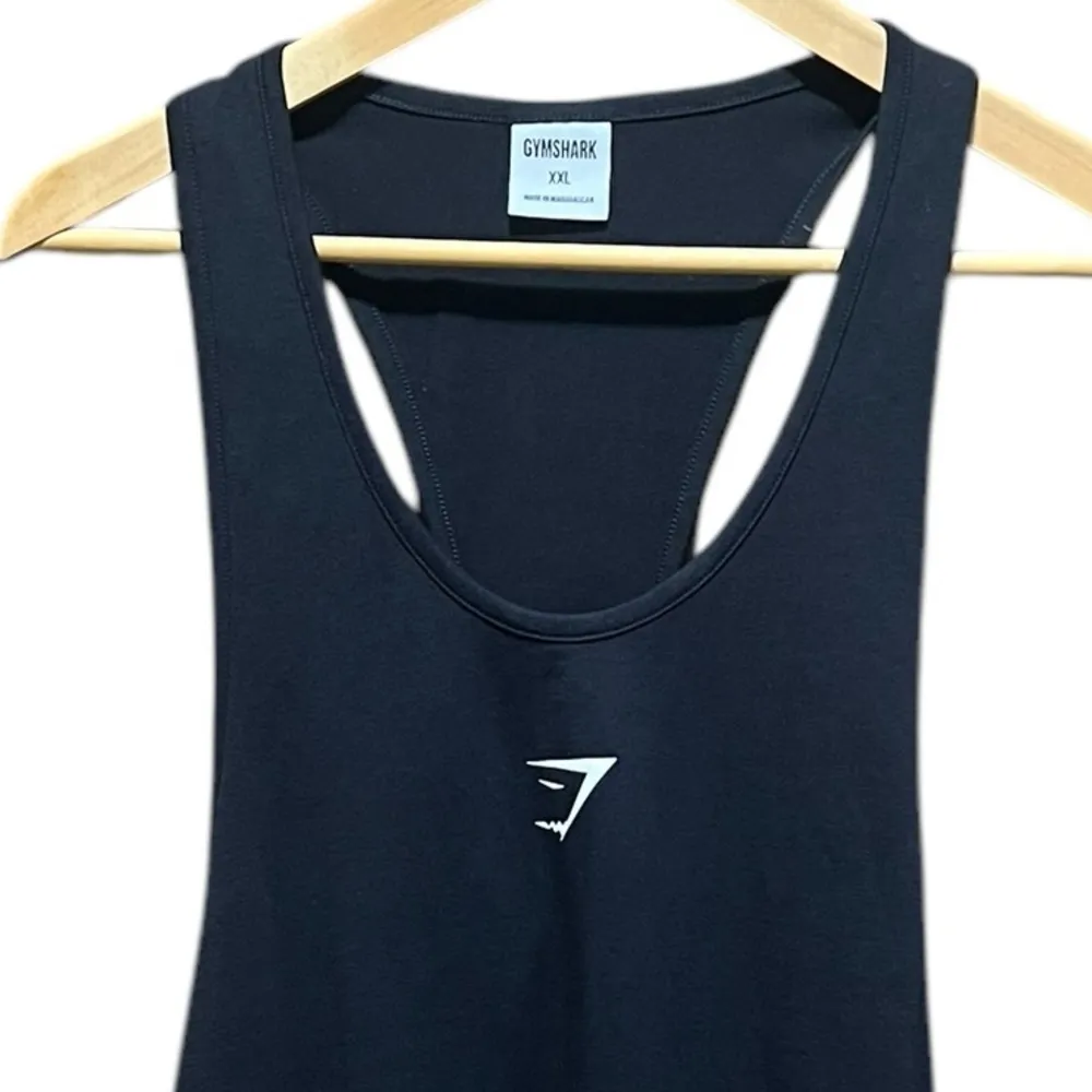 Gymshark lon Stinger Yank Top in Black Size XXL - Image 7