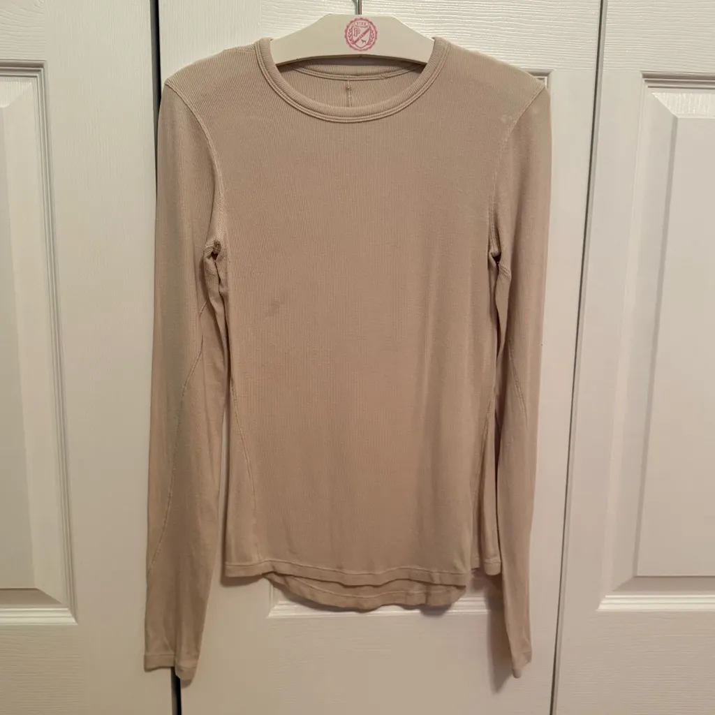 Lululemon Hold Tight Long-Sleeve Shirt in Nutmeg - Image 3