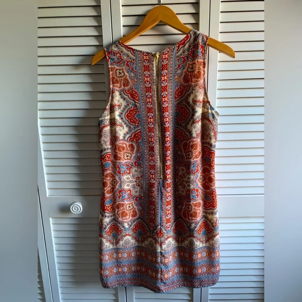 Artisan NY Paisley Sleeveless Shift Dress in Size 6 - Image 6