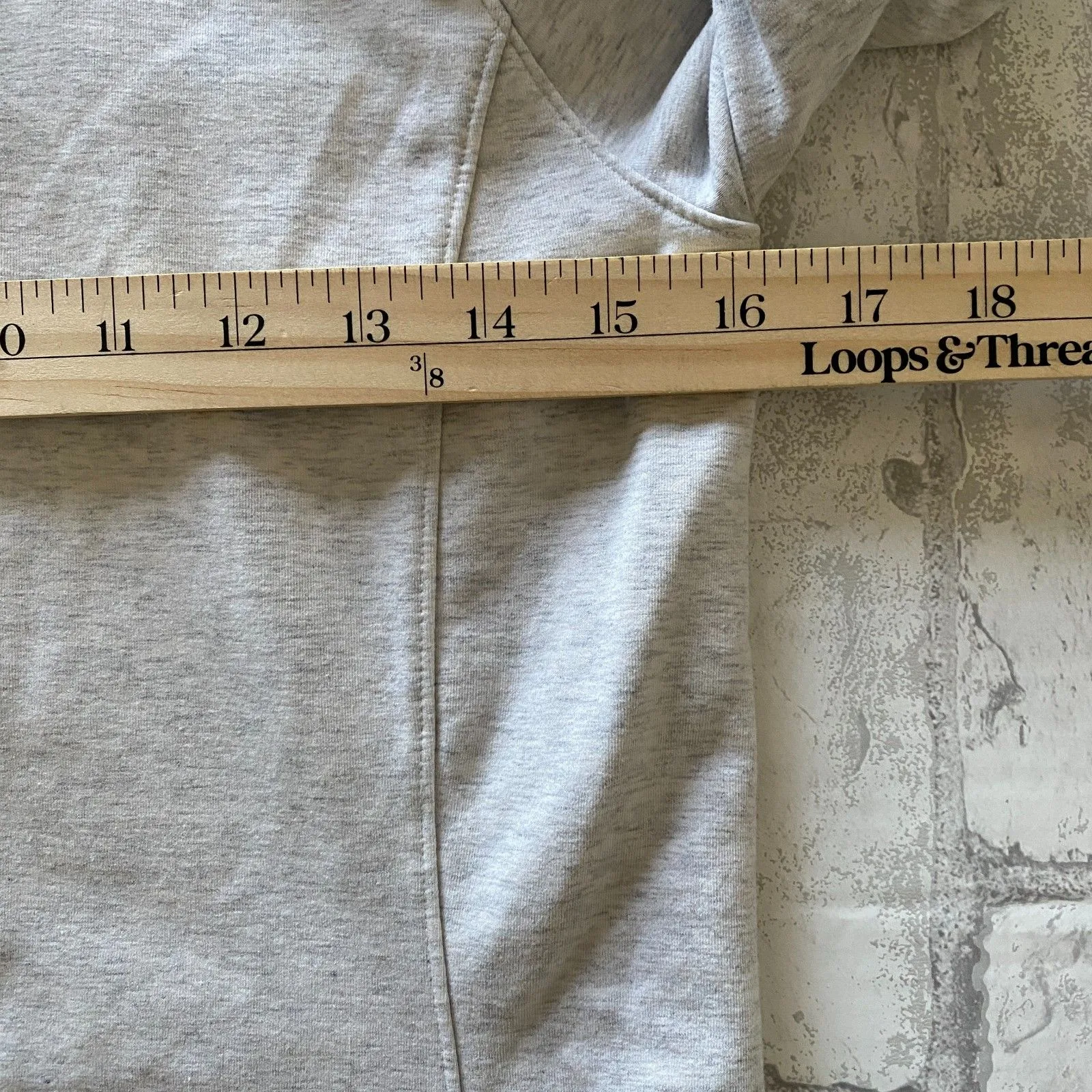 Athleta Sentry Light Gray Pullover Athletic Hoodie Drawstring Jacket Sz XS - Image 6