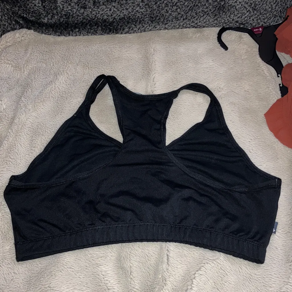 Adidas Clima365 Women's Black Racerback Sports Bra, XL - Image 2