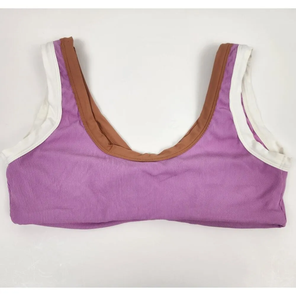 L*Space Bikini Set Lala Top Vacay Bottom in Pink/Purple Size XL NWT - Image 3